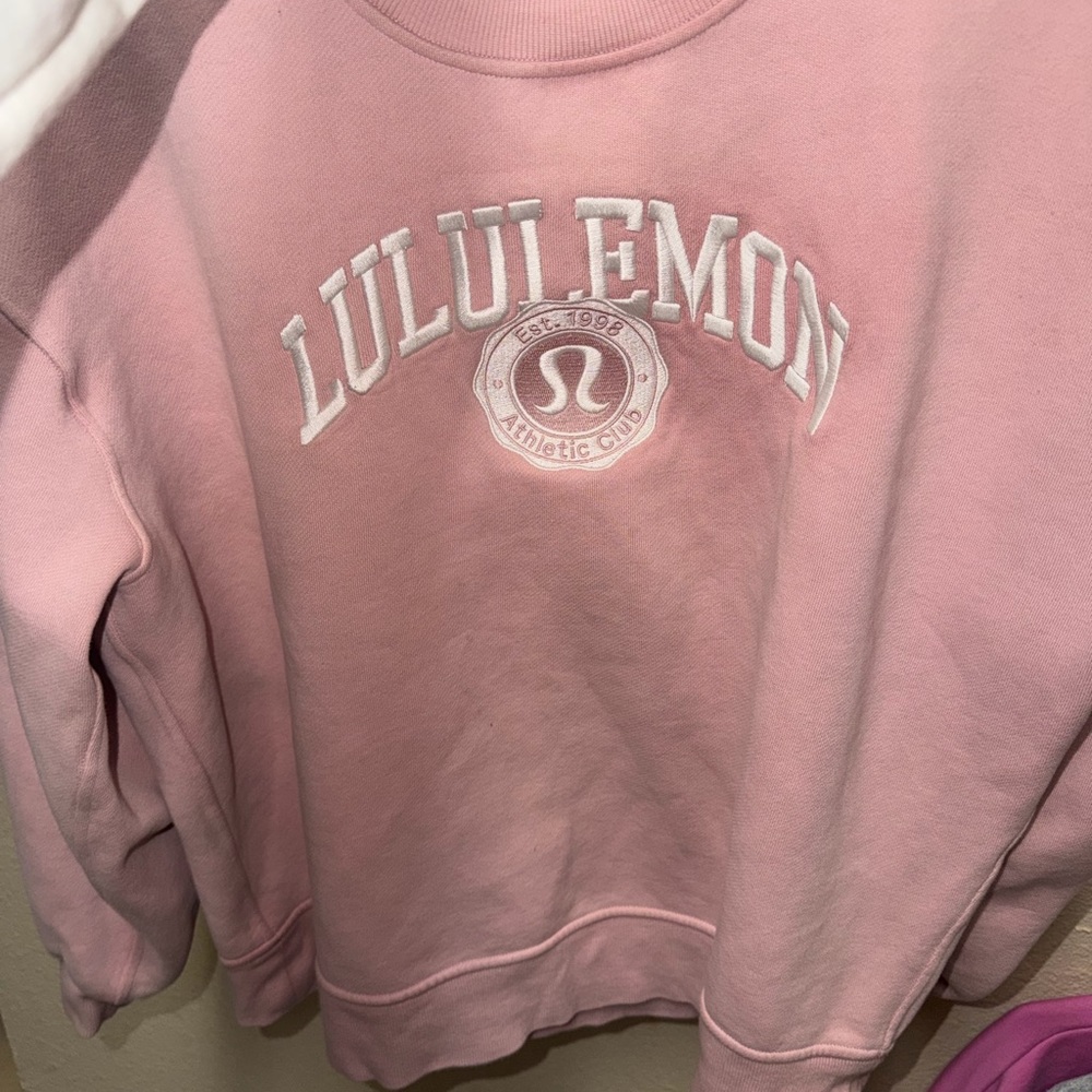 lululemon athletica Pink Haze Crew Neck Sweater
